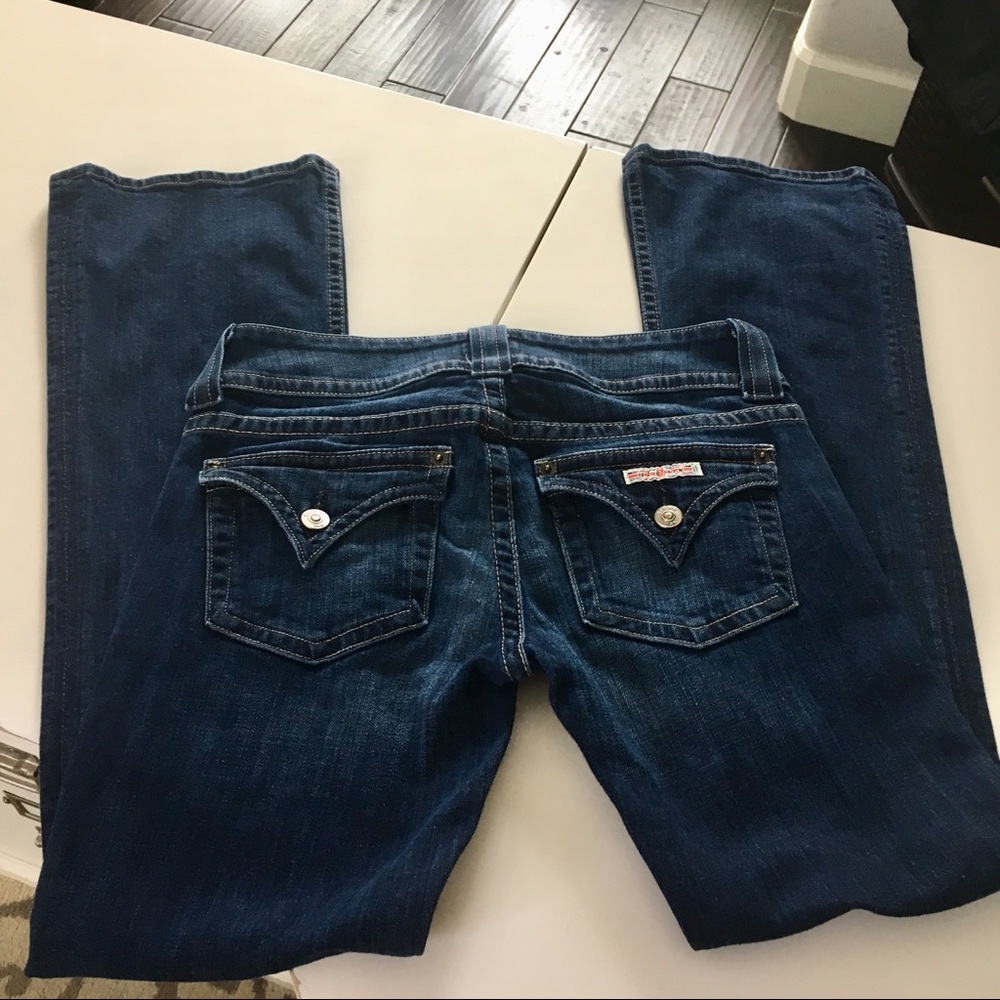Hudson signature flap pocket jeans